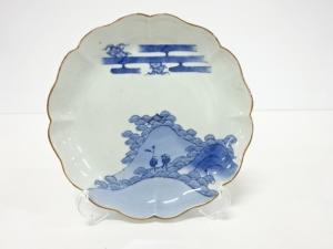 古伊万里　染付　七寸皿